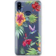 Прозрачный чехол Uprint Samsung A107 Galaxy A10s Tropical
