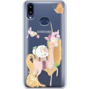 Прозрачный чехол Uprint Samsung A107 Galaxy A10s Uni Blonde