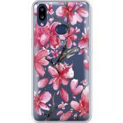 Прозрачный чехол Uprint Samsung A107 Galaxy A10s Pink Magnolia