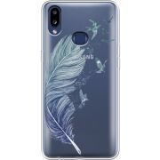 Прозрачный чехол Uprint Samsung A107 Galaxy A10s Feather