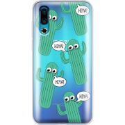 Прозрачный чехол Uprint Meizu 16s с 3D-глазками HIYA