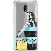 Прозрачный чехол Uprint Nokia 2.2 City Girl