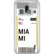 Прозрачный чехол Uprint Nokia 2.2 Ticket Miami