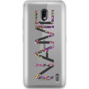 Прозрачный чехол Uprint Nokia 2.2 Именной