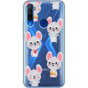 Прозрачный чехол Uprint Honor 9X с 3D-глазками Mouse