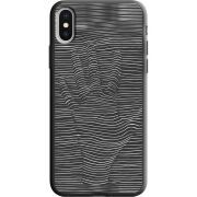 Черный чехол Uprint Apple iPhone X Optical Hand