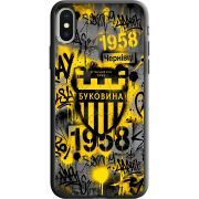 Черный чехол Uprint Apple iPhone X 