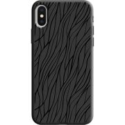 Черный чехол Uprint Apple iPhone X 