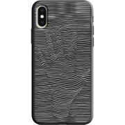 Черный чехол Uprint Apple iPhone XS Optical Hand