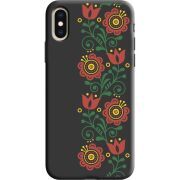 Черный чехол Uprint Apple iPhone XS Ethno
