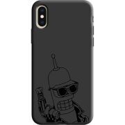 Черный чехол Uprint Apple iPhone XS 