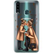 Прозрачный чехол Uprint Samsung A207 Galaxy A20s Mommy Is My BFF