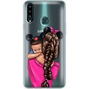 Прозрачный чехол Uprint Samsung A207 Galaxy A20s Mouse Mommy