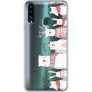 Прозрачный чехол Uprint Samsung A207 Galaxy A20s The Friendly Beasts