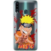 Прозрачный чехол Uprint Samsung A207 Galaxy A20s Naruto