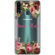 Прозрачный чехол Uprint Samsung A207 Galaxy A20s Именной