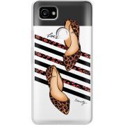 Прозрачный чехол Uprint Google Pixel 2 XL Love Beauty