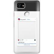 Прозрачный чехол Uprint Google Pixel 2 XL Insta