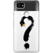 Прозрачный чехол Uprint Google Pixel 2 XL Swan question