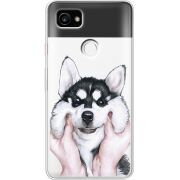 Прозрачный чехол Uprint Google Pixel 2 XL Husky