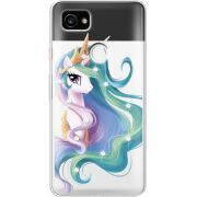 Чехол со стразами Google Pixel 2 XL Unicorn Queen