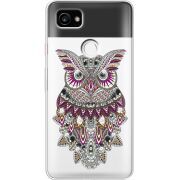 Чехол со стразами Google Pixel 2 XL Owl