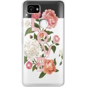 Чехол со стразами Google Pixel 2 XL Love