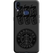 Черный чехол Uprint Samsung A107 Galaxy A10s Black Coffee