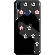 Черный чехол Uprint Samsung A107 Galaxy A10s Flower Hair