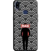 Черный чехол Uprint Samsung A107 Galaxy A10s Man Pattern
