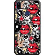 Черный чехол Uprint Samsung A107 Galaxy A10s Rock Graffiti