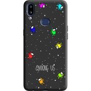 Черный чехол Uprint Samsung A107 Galaxy A10s Among Us Invisible