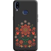 Черный чехол Uprint Samsung A107 Galaxy A10s Ukrainian Ornament