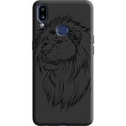 Черный чехол Uprint Samsung A107 Galaxy A10s Lion