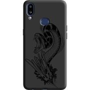 Черный чехол Uprint Samsung A107 Galaxy A10s Snake