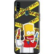 Черный чехол Uprint Samsung A207 Galaxy A20s White Bart