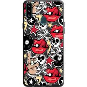 Черный чехол Uprint Samsung A207 Galaxy A20s Rock Graffiti