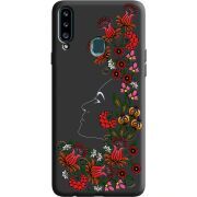 Черный чехол Uprint Samsung A207 Galaxy A20s 3D Ukrainian Muse