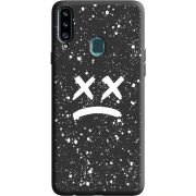 Черный чехол Uprint Samsung A207 Galaxy A20s Sad Way