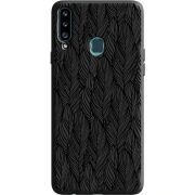 Черный чехол Uprint Samsung A207 Galaxy A20s 