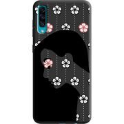 Черный чехол Uprint Samsung A307 Galaxy A30s Flower Hair