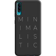 Черный чехол Uprint Samsung A307 Galaxy A30s Minimalistic