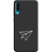 Черный чехол Uprint Samsung A307 Galaxy A30s Paper Plane