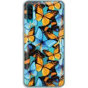 Прозрачный чехол Uprint Samsung A307 Galaxy A30s Butterfly Morpho
