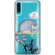 Прозрачный чехол Uprint Samsung A307 Galaxy A30s Just Love