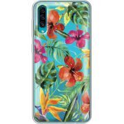 Прозрачный чехол Uprint Samsung A307 Galaxy A30s Tropical Flowers