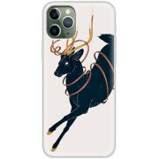 Чехол Uprint Apple iPhone 11 Pro Black Deer
