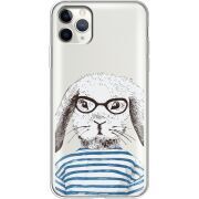 Прозрачный чехол Uprint Apple iPhone 11 Pro Max MR. Rabbit