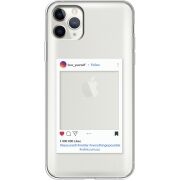 Прозрачный чехол Uprint Apple iPhone 11 Pro Max Insta