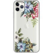 Прозрачный чехол Uprint Apple iPhone 11 Pro Max Floral